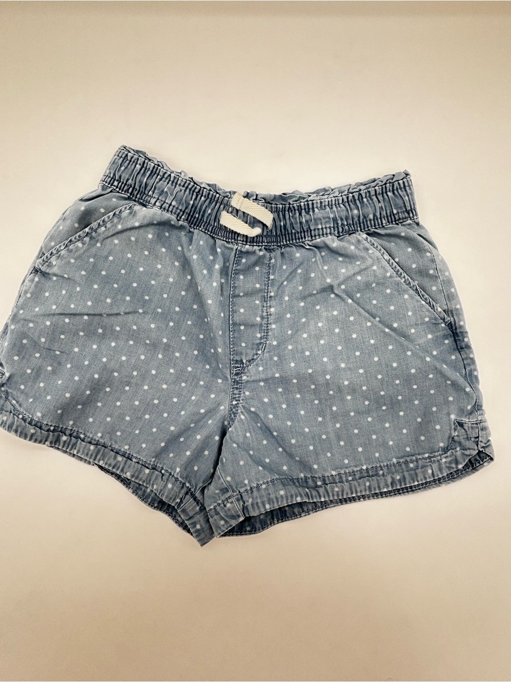 GAP Light Blue Polka Dot Girls' Shorts Size L (10/12)